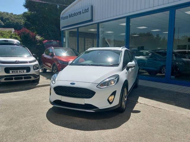 Ford Fiesta 1.0 EcoBoost Active X 5dr Auto Hatchback Petrol Frozen White