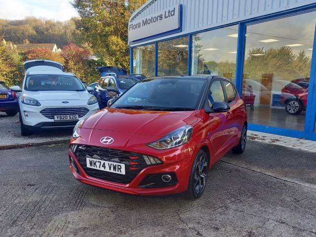Hyundai i10 1.0T [90] N Line 5dr [Nav] Hatchback Petrol Dragon Red