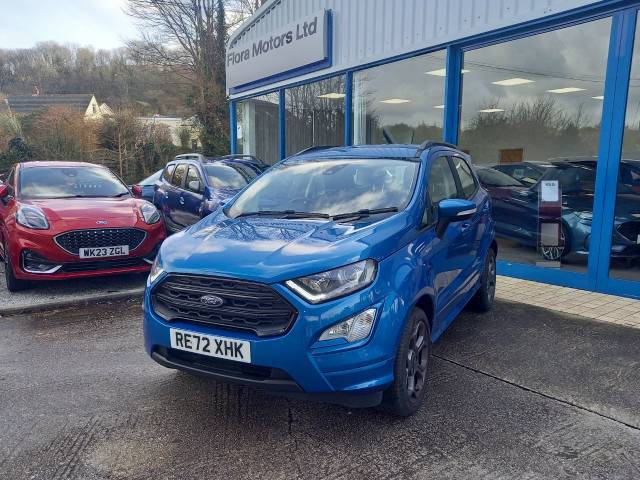 Ford Ecosport 1.0 EcoBoost 125 ST-Line 5dr Hatchback Petrol Desert Island Blue