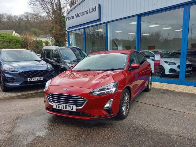 Ford Focus 1.0 EcoBoost Hybrid mHEV 125 Titanium X Ed 5dr Hatchback Petrol Fantastic Red
