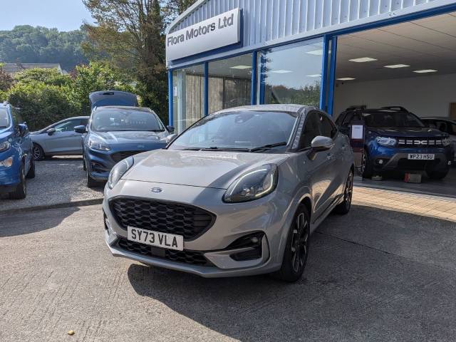 Ford Puma 1.0 EcoBoost Hybrid mHEV 155 ST-Line X 5dr Hatchback Petrol Solar Silver