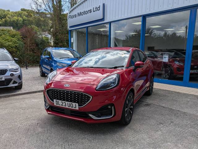 Ford Puma 1.0 EcoBoost Hybrid mHEV 155 ST-Line Vignale 5dr Hatchback Petrol Fantastic Red