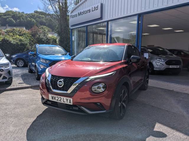 Nissan Juke 1.0 DiG-T 114 Tekna 5dr Hatchback Petrol Fuji Sunset Red