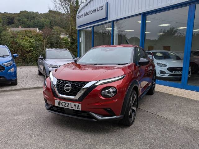 Nissan Juke 1.0 DiG-T 114 Tekna 5dr Hatchback Petrol Fuji Sunset Red