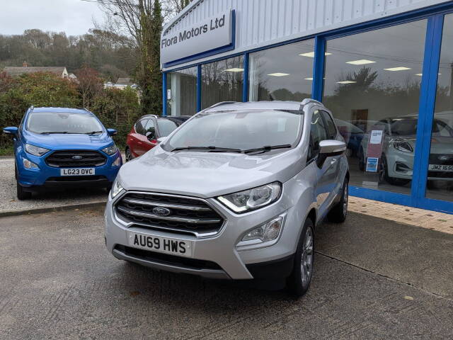 Ford Ecosport 1.0 EcoBoost 125 Titanium 5dr Auto Hatchback Petrol Moondust Silver